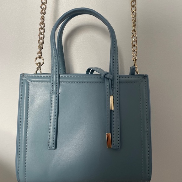 ZARA Blue Crossbody Bag - Picture 2 of 8